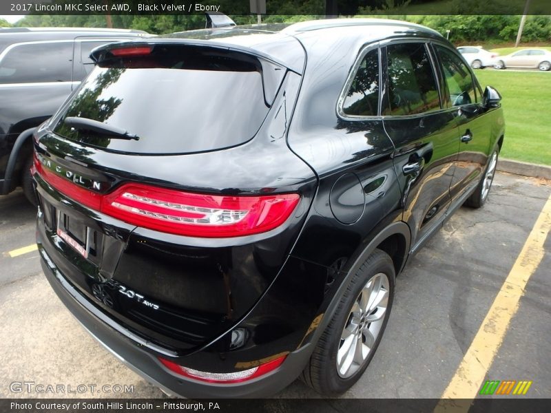 Black Velvet / Ebony 2017 Lincoln MKC Select AWD