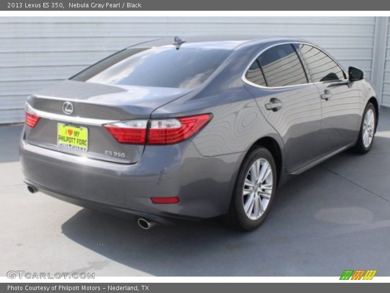 Nebula Gray Pearl / Black 2013 Lexus ES 350