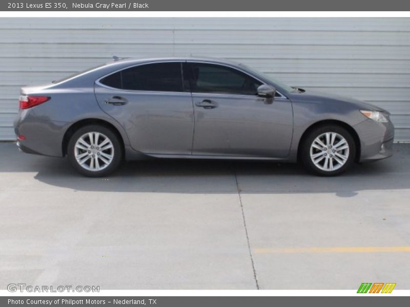 Nebula Gray Pearl / Black 2013 Lexus ES 350