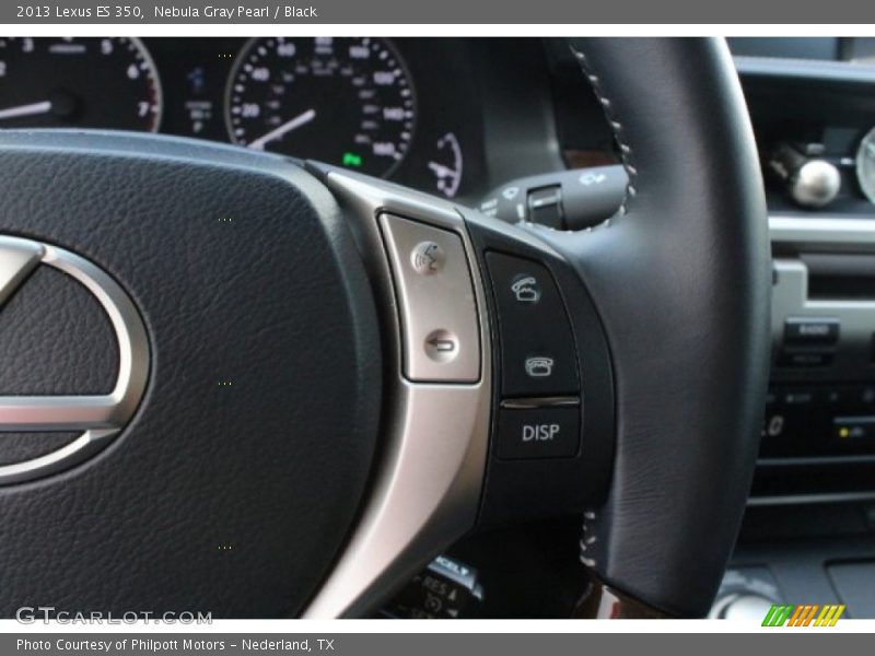 Nebula Gray Pearl / Black 2013 Lexus ES 350