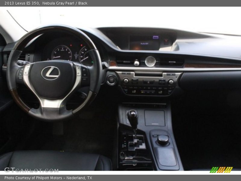 Nebula Gray Pearl / Black 2013 Lexus ES 350