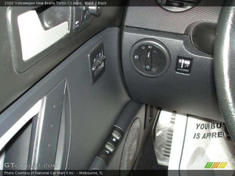 Black / Black 2002 Volkswagen New Beetle Turbo S Coupe