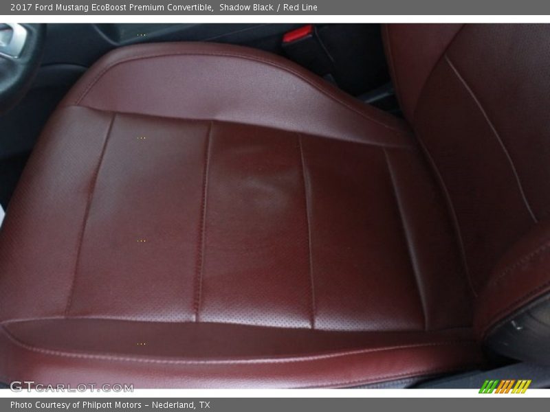 Front Seat of 2017 Mustang EcoBoost Premium Convertible