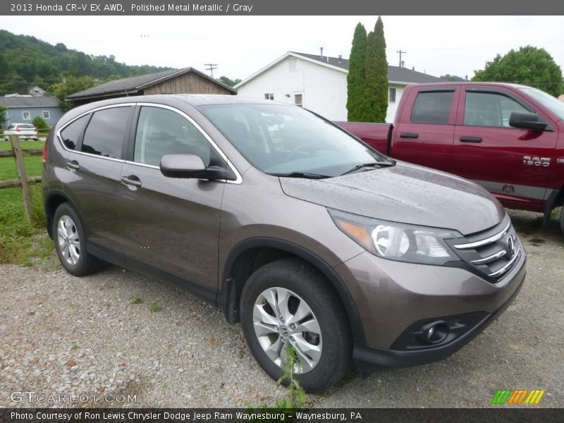 Polished Metal Metallic / Gray 2013 Honda CR-V EX AWD