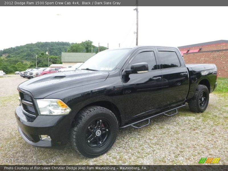 Black / Dark Slate Gray 2012 Dodge Ram 1500 Sport Crew Cab 4x4