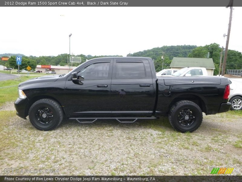 Black / Dark Slate Gray 2012 Dodge Ram 1500 Sport Crew Cab 4x4