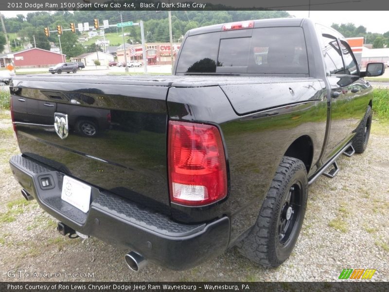 Black / Dark Slate Gray 2012 Dodge Ram 1500 Sport Crew Cab 4x4