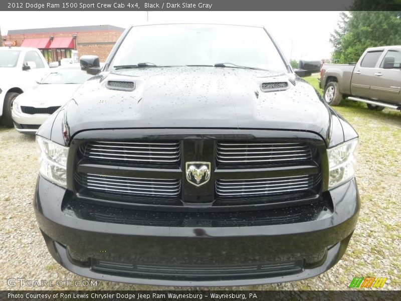 Black / Dark Slate Gray 2012 Dodge Ram 1500 Sport Crew Cab 4x4