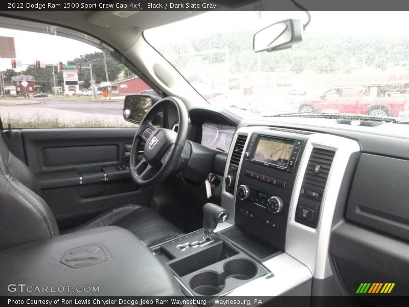 Black / Dark Slate Gray 2012 Dodge Ram 1500 Sport Crew Cab 4x4