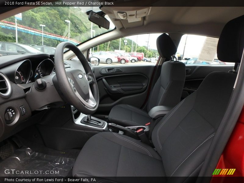 Front Seat of 2018 Fiesta SE Sedan
