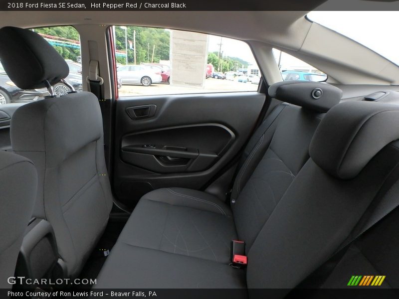 Rear Seat of 2018 Fiesta SE Sedan