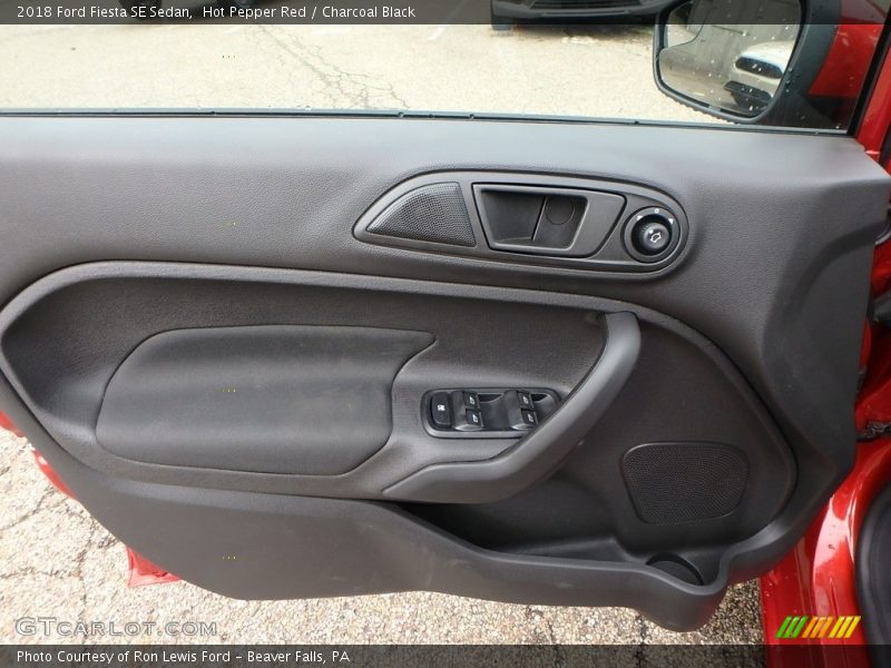 Door Panel of 2018 Fiesta SE Sedan