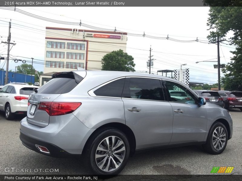 Lunar Silver Metallic / Ebony 2016 Acura MDX SH-AWD Technology