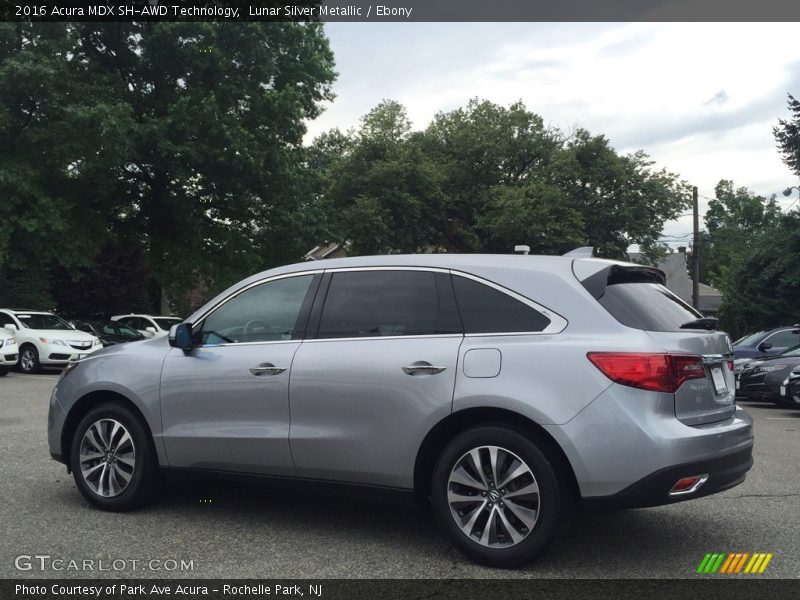Lunar Silver Metallic / Ebony 2016 Acura MDX SH-AWD Technology