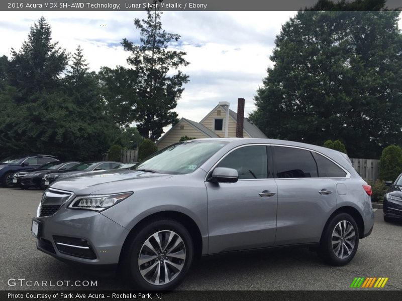Lunar Silver Metallic / Ebony 2016 Acura MDX SH-AWD Technology