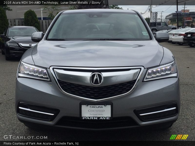 Lunar Silver Metallic / Ebony 2016 Acura MDX SH-AWD Technology