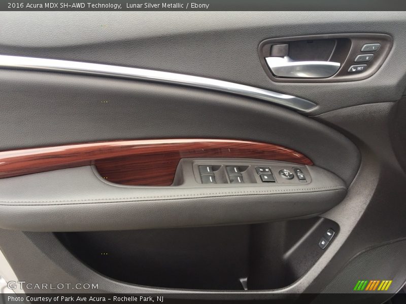 Lunar Silver Metallic / Ebony 2016 Acura MDX SH-AWD Technology