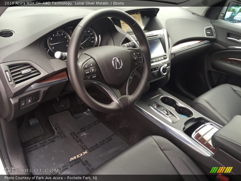 Lunar Silver Metallic / Ebony 2016 Acura MDX SH-AWD Technology