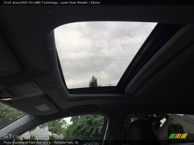 Lunar Silver Metallic / Ebony 2016 Acura MDX SH-AWD Technology