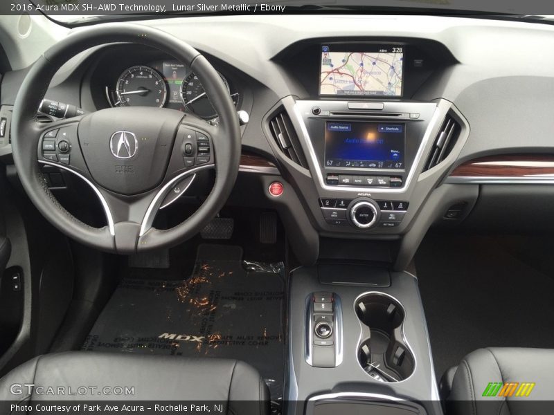 Lunar Silver Metallic / Ebony 2016 Acura MDX SH-AWD Technology
