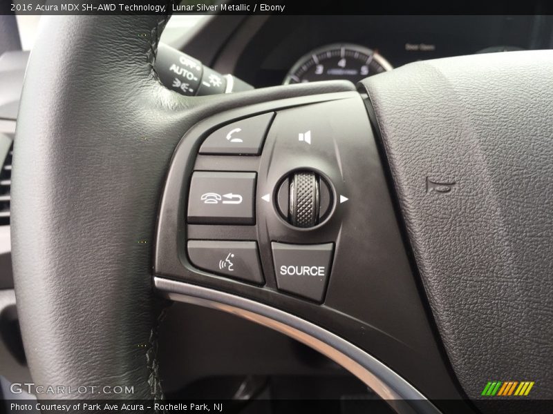 Lunar Silver Metallic / Ebony 2016 Acura MDX SH-AWD Technology