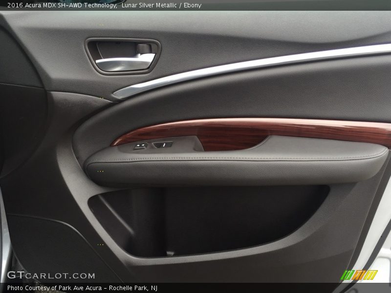 Lunar Silver Metallic / Ebony 2016 Acura MDX SH-AWD Technology