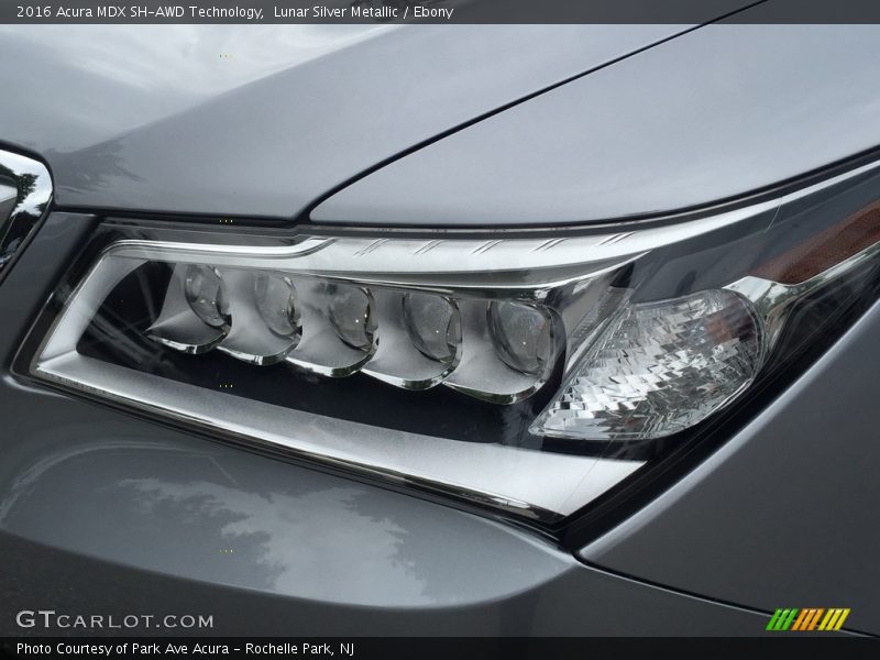 Lunar Silver Metallic / Ebony 2016 Acura MDX SH-AWD Technology