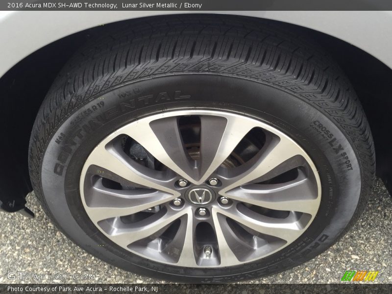 Lunar Silver Metallic / Ebony 2016 Acura MDX SH-AWD Technology