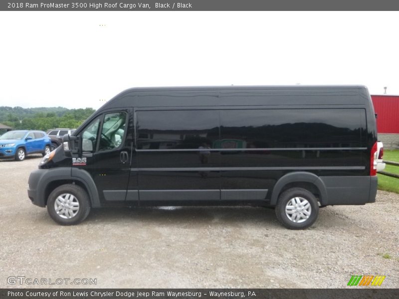 Black / Black 2018 Ram ProMaster 3500 High Roof Cargo Van