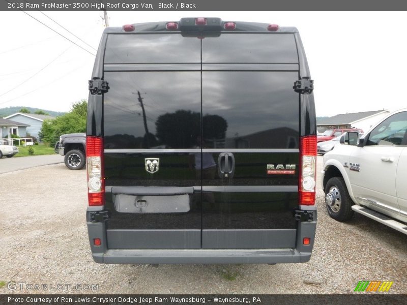 Black / Black 2018 Ram ProMaster 3500 High Roof Cargo Van