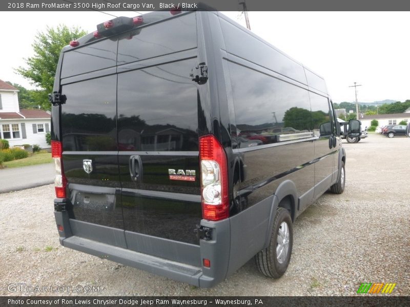 Black / Black 2018 Ram ProMaster 3500 High Roof Cargo Van