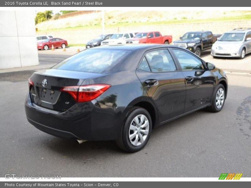 Black Sand Pearl / Steel Blue 2016 Toyota Corolla LE