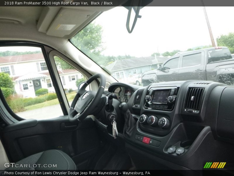 Black / Black 2018 Ram ProMaster 3500 High Roof Cargo Van