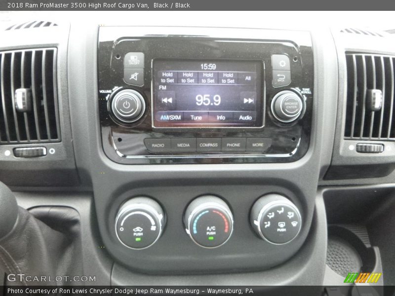 Black / Black 2018 Ram ProMaster 3500 High Roof Cargo Van
