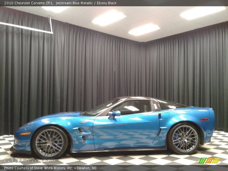 Jetstream Blue Metallic / Ebony Black 2010 Chevrolet Corvette ZR1