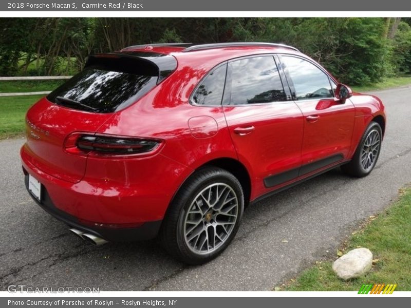 Carmine Red / Black 2018 Porsche Macan S