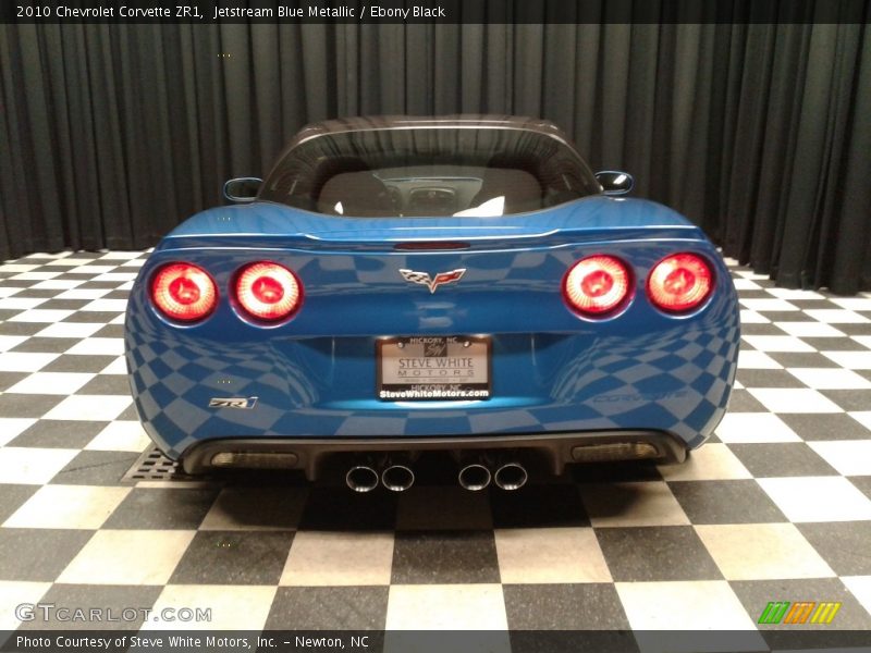 Jetstream Blue Metallic / Ebony Black 2010 Chevrolet Corvette ZR1