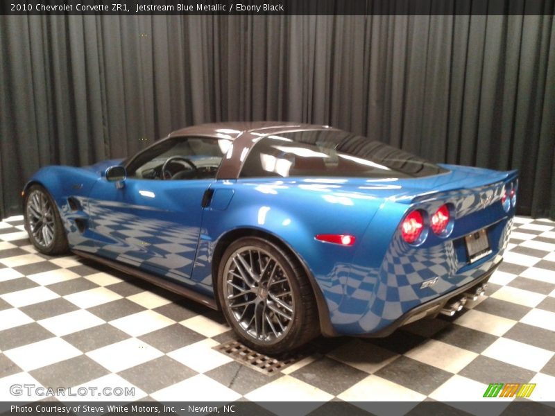 Jetstream Blue Metallic / Ebony Black 2010 Chevrolet Corvette ZR1