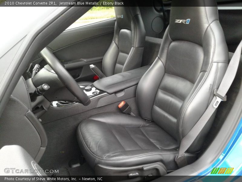 Jetstream Blue Metallic / Ebony Black 2010 Chevrolet Corvette ZR1