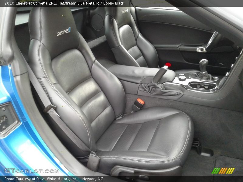 Jetstream Blue Metallic / Ebony Black 2010 Chevrolet Corvette ZR1