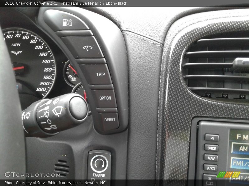 Jetstream Blue Metallic / Ebony Black 2010 Chevrolet Corvette ZR1