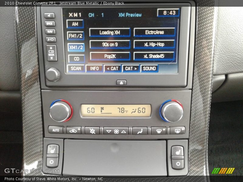 Jetstream Blue Metallic / Ebony Black 2010 Chevrolet Corvette ZR1