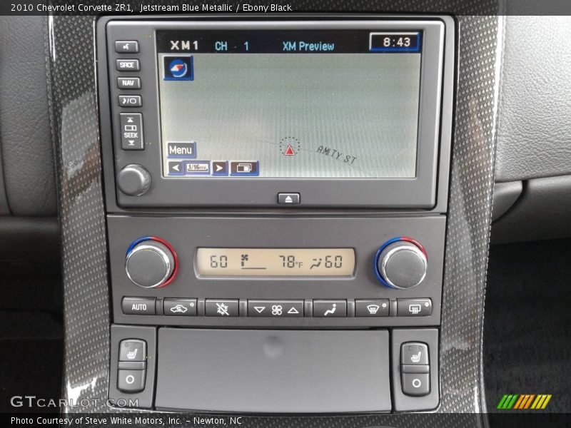 Jetstream Blue Metallic / Ebony Black 2010 Chevrolet Corvette ZR1