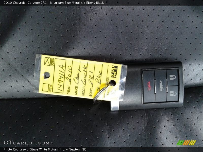 Jetstream Blue Metallic / Ebony Black 2010 Chevrolet Corvette ZR1