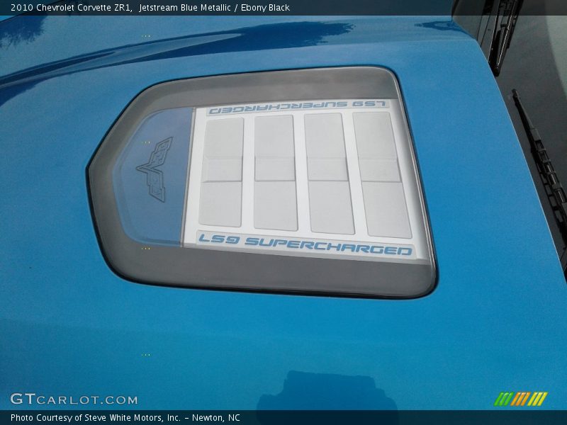 Jetstream Blue Metallic / Ebony Black 2010 Chevrolet Corvette ZR1