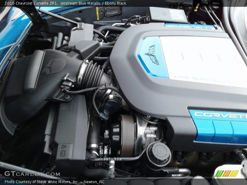 Jetstream Blue Metallic / Ebony Black 2010 Chevrolet Corvette ZR1
