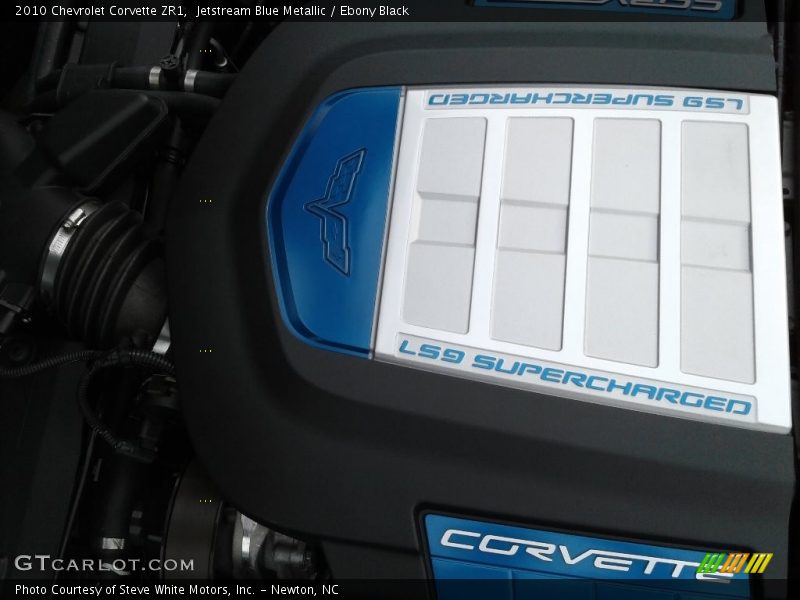 Jetstream Blue Metallic / Ebony Black 2010 Chevrolet Corvette ZR1
