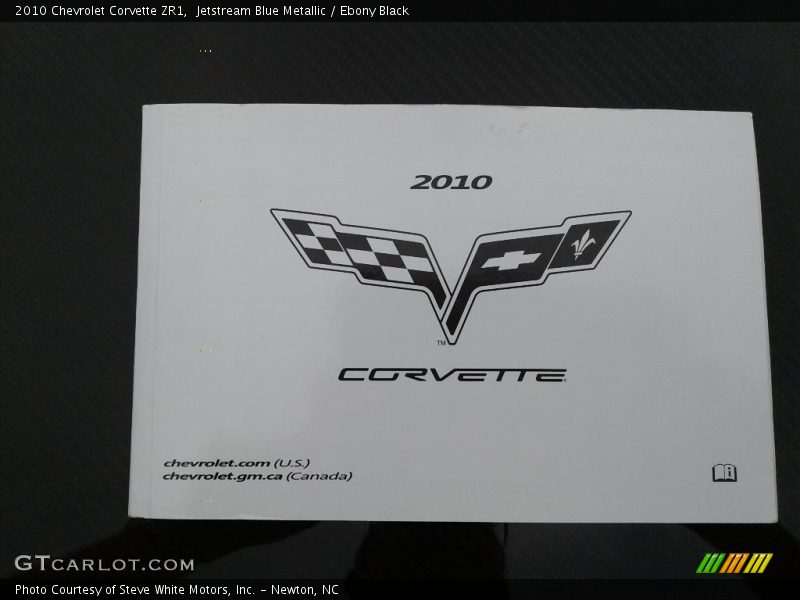 Jetstream Blue Metallic / Ebony Black 2010 Chevrolet Corvette ZR1