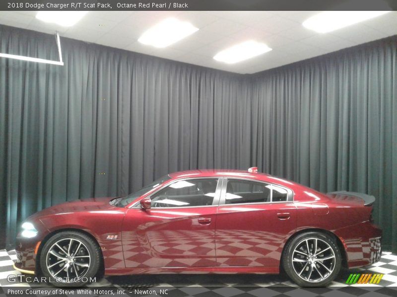 Octane Red Pearl / Black 2018 Dodge Charger R/T Scat Pack