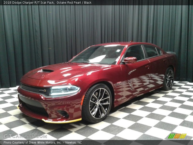 Octane Red Pearl / Black 2018 Dodge Charger R/T Scat Pack